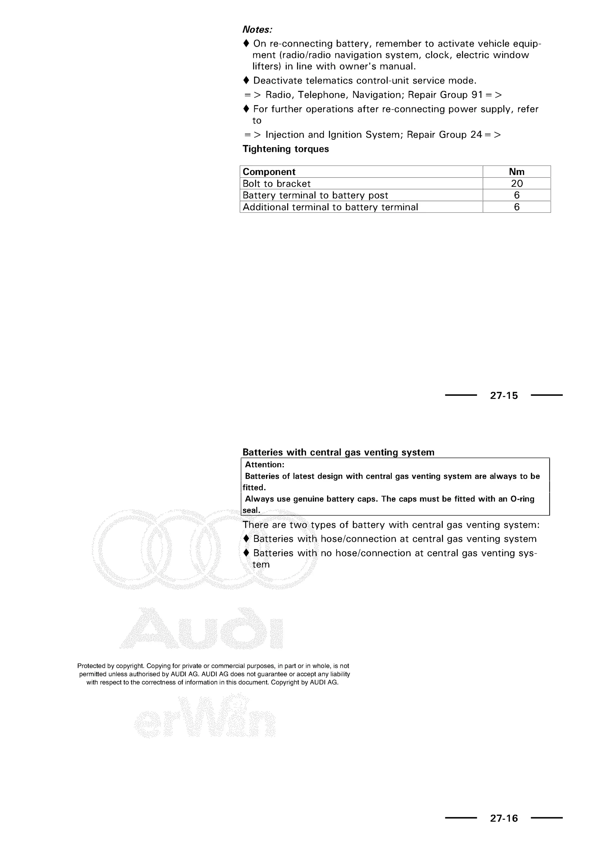 A3 electrical AUDI A3 1997 2000 1.8 20V 4ADR