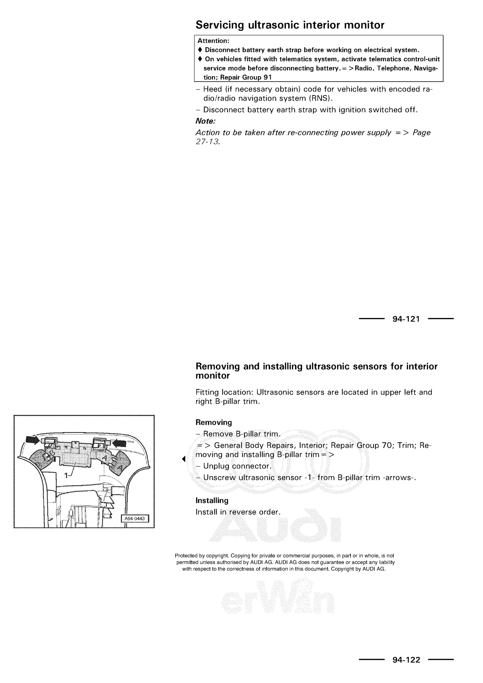 A3 electrical AUDI A3 1997 2000 1.8 20V 4ADR
