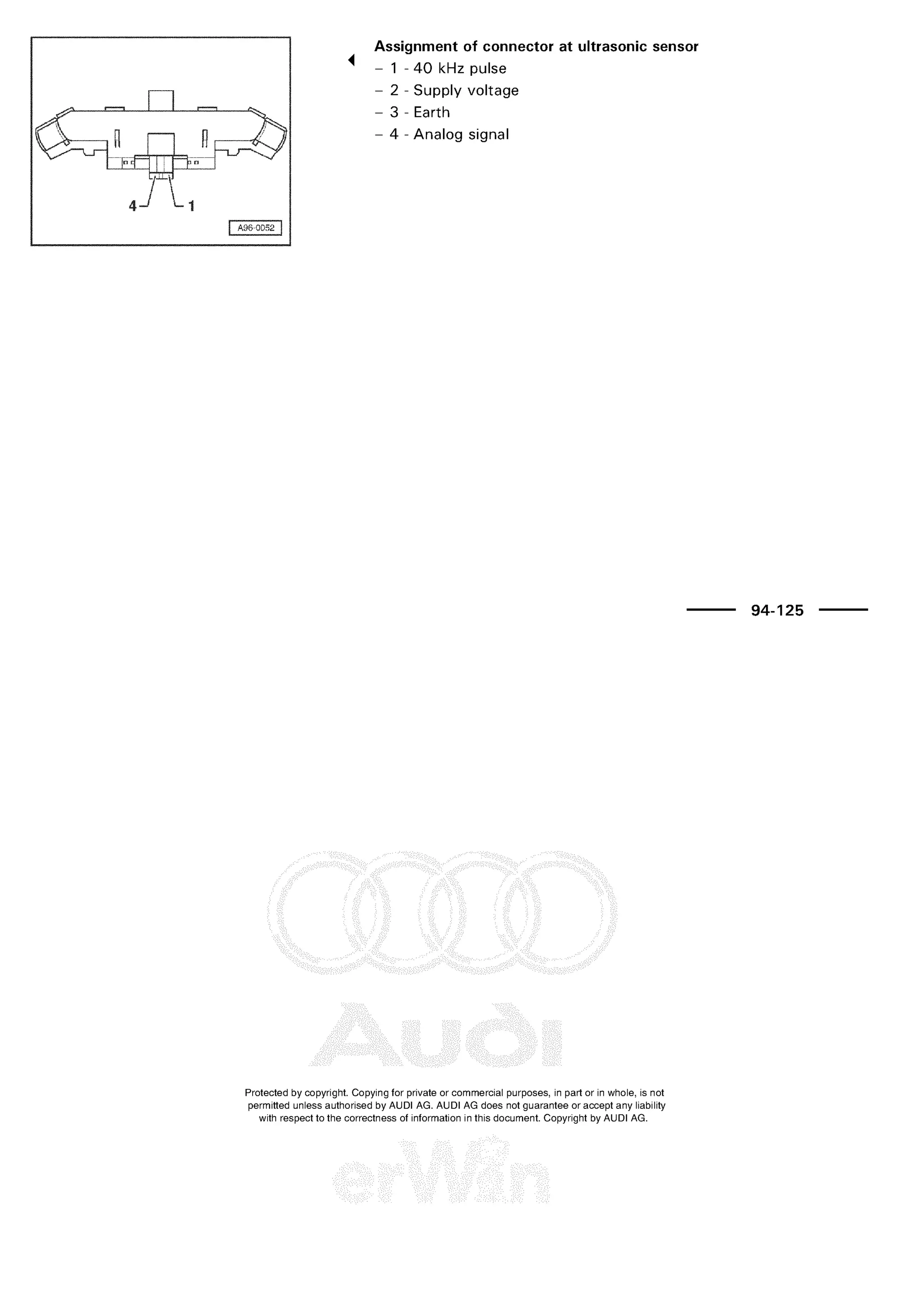 A3 electrical AUDI A3 1997 2000 1.8 20V 4ADR