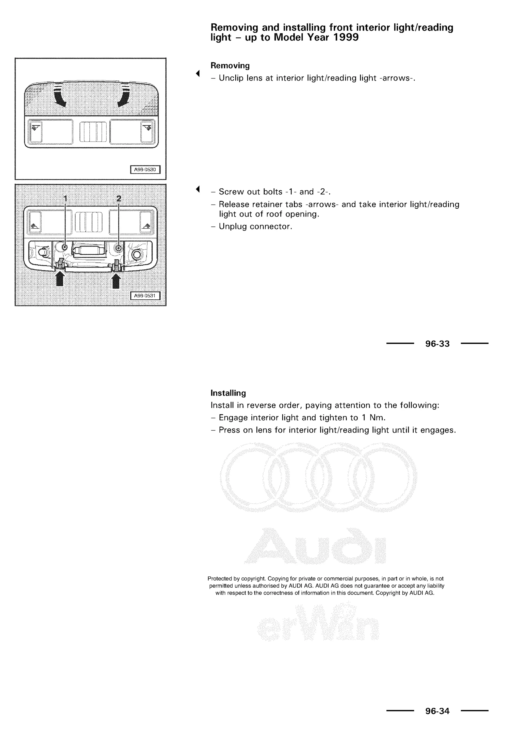 A3 electrical AUDI A3 1997 2000 1.8 20V 4ADR