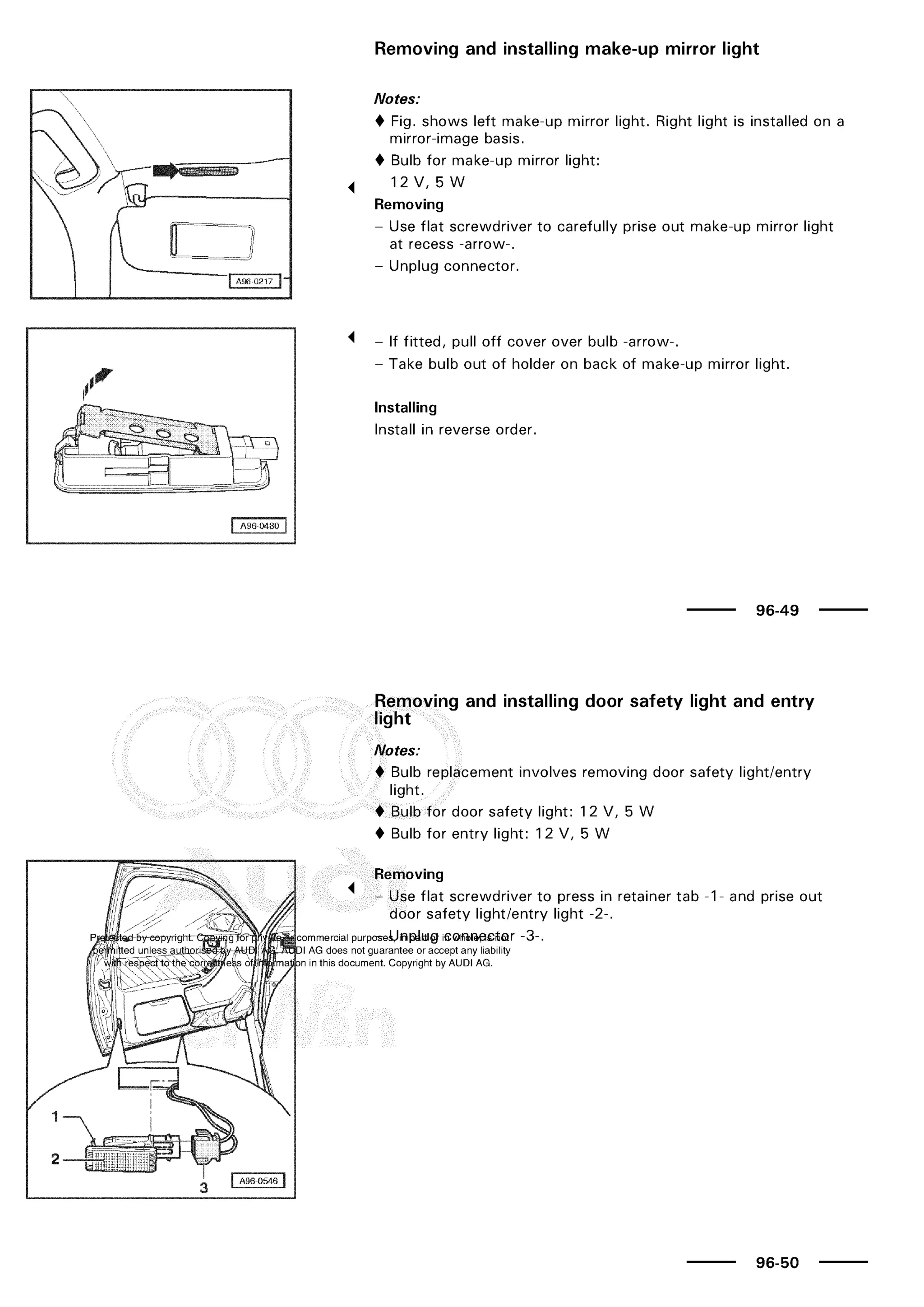 A3 electrical AUDI A3 1997 2000 1.8 20V 4ADR