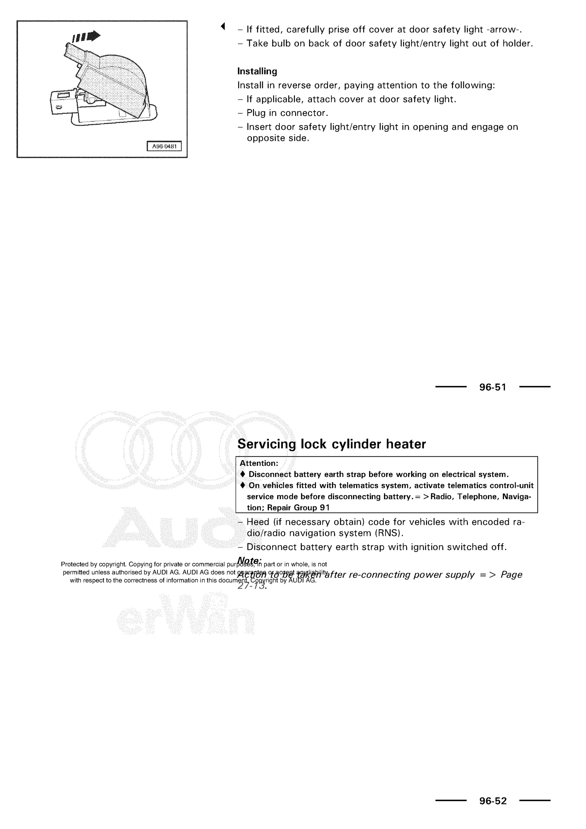 A3 electrical AUDI A3 1997 2000 1.8 20V 4ADR
