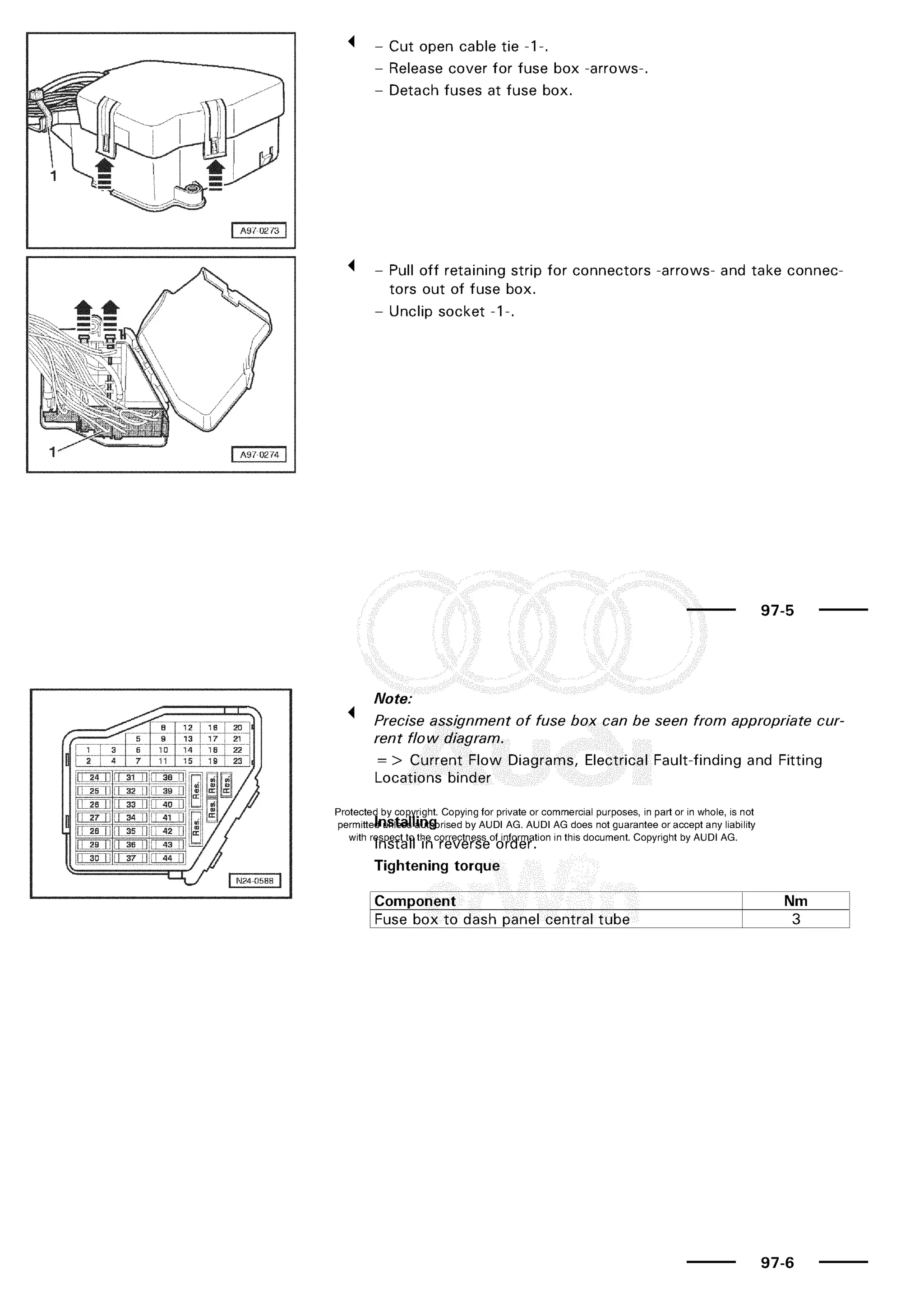 A3 electrical AUDI A3 1997 2000 1.8 20V 4ADR