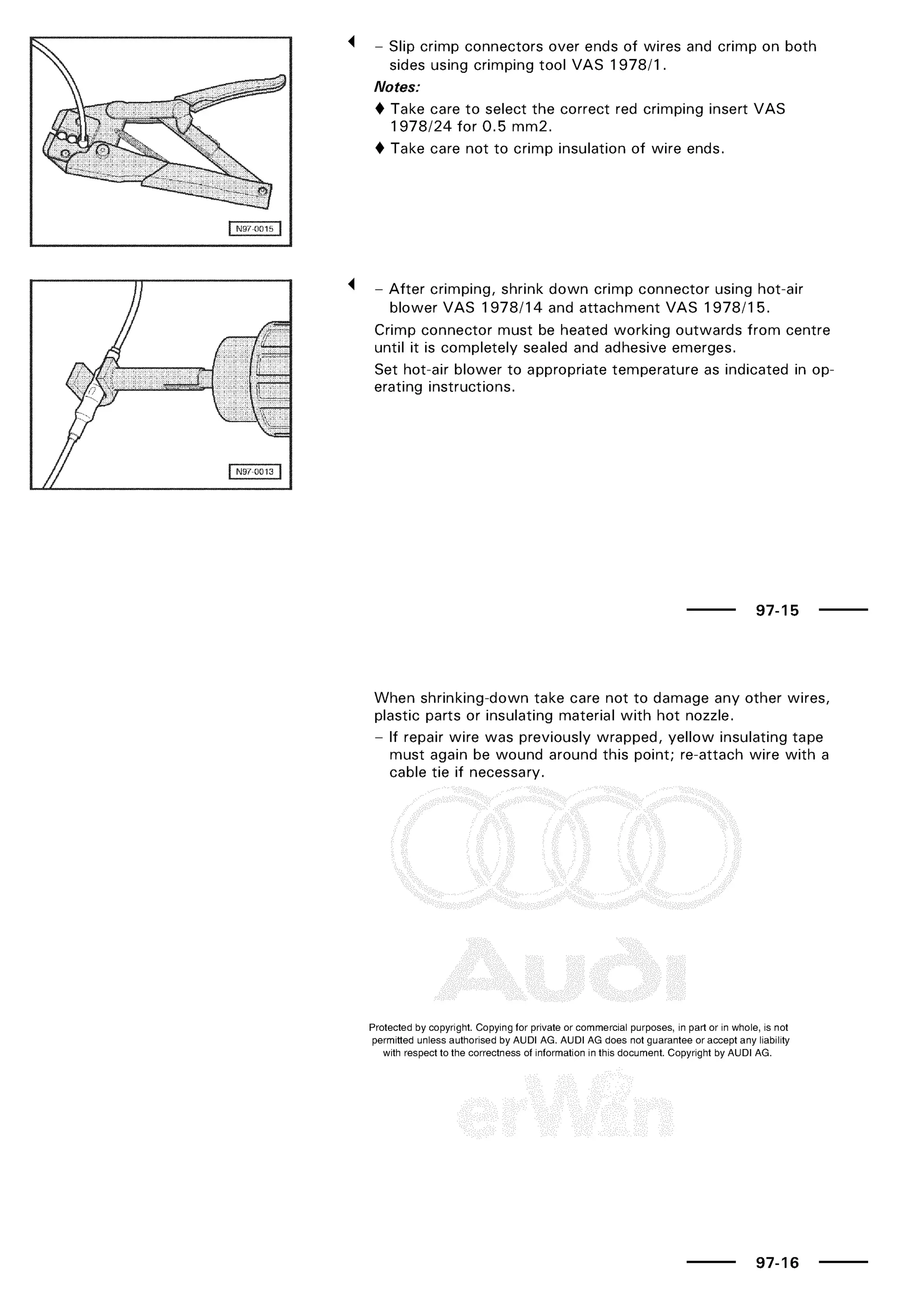 A3 electrical AUDI A3 1997 2000 1.8 20V 4ADR
