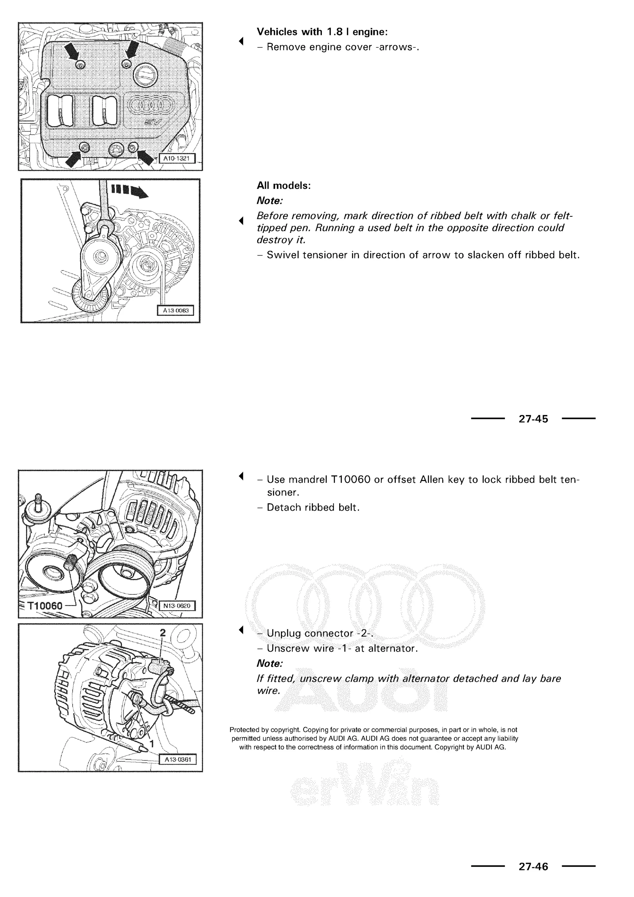 A3 electrical AUDI A3 1997 2000 1.8 20V 4ADR