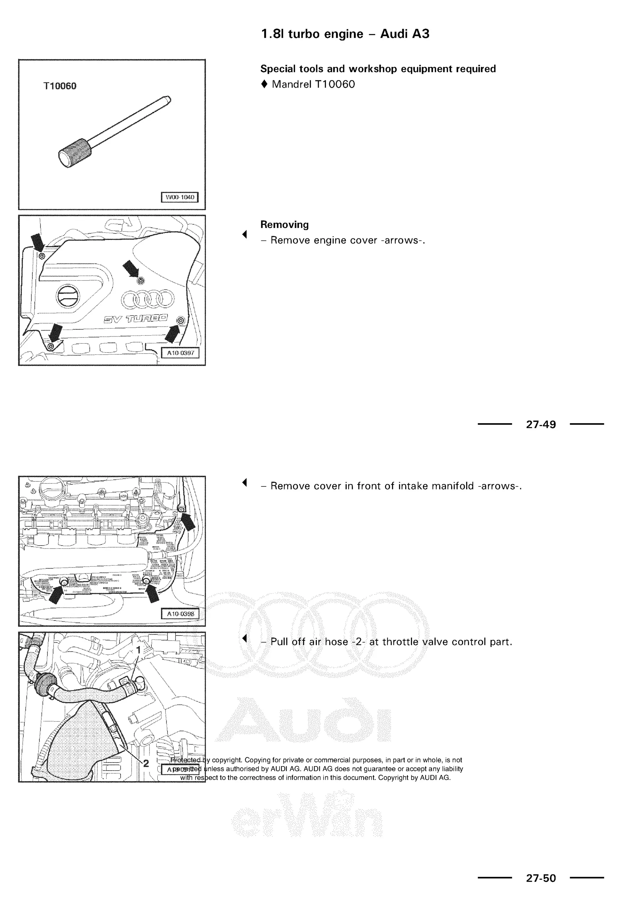 A3 electrical AUDI A3 1997 2000 1.8 20V 4ADR