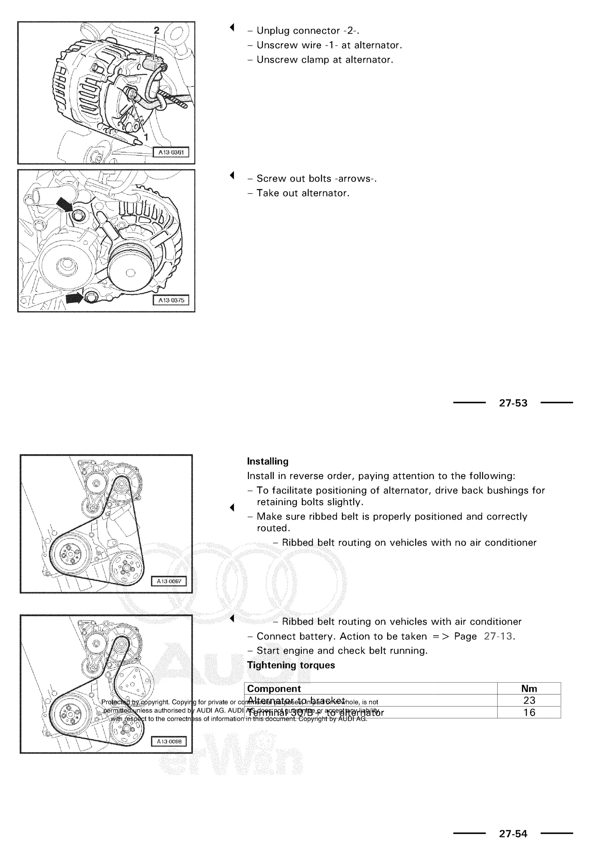 A3 electrical AUDI A3 1997 2000 1.8 20V 4ADR