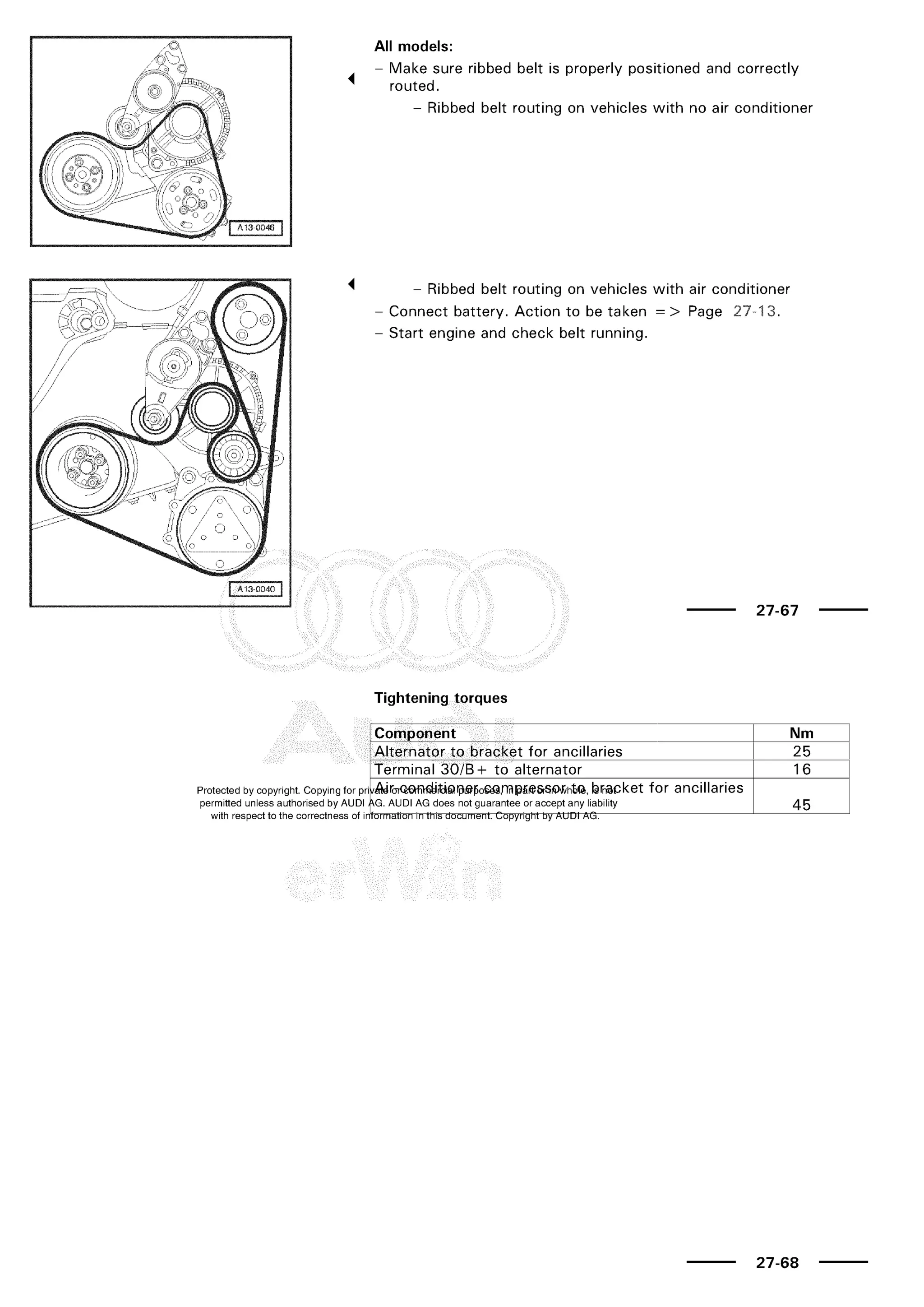 A3 electrical AUDI A3 1997 2000 1.8 20V 4ADR
