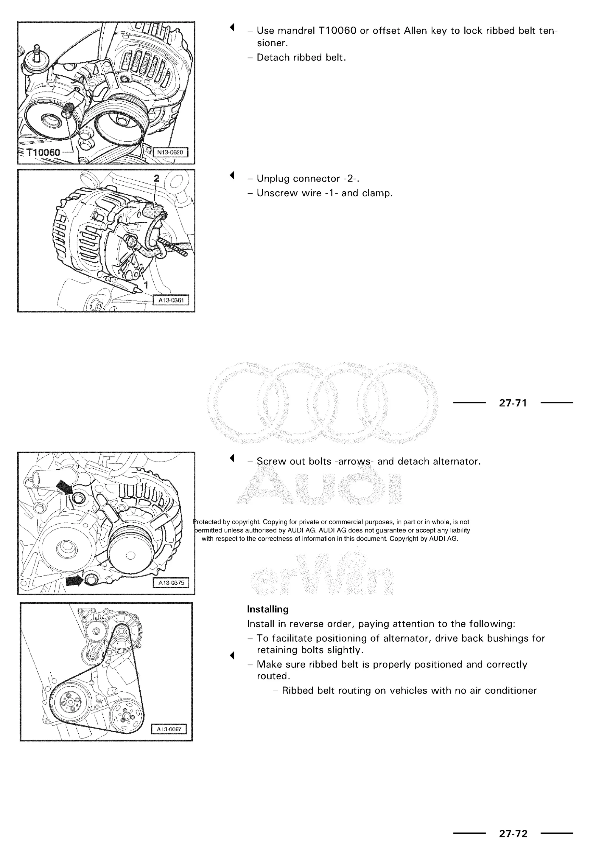 A3 electrical AUDI A3 1997 2000 1.8 20V 4ADR