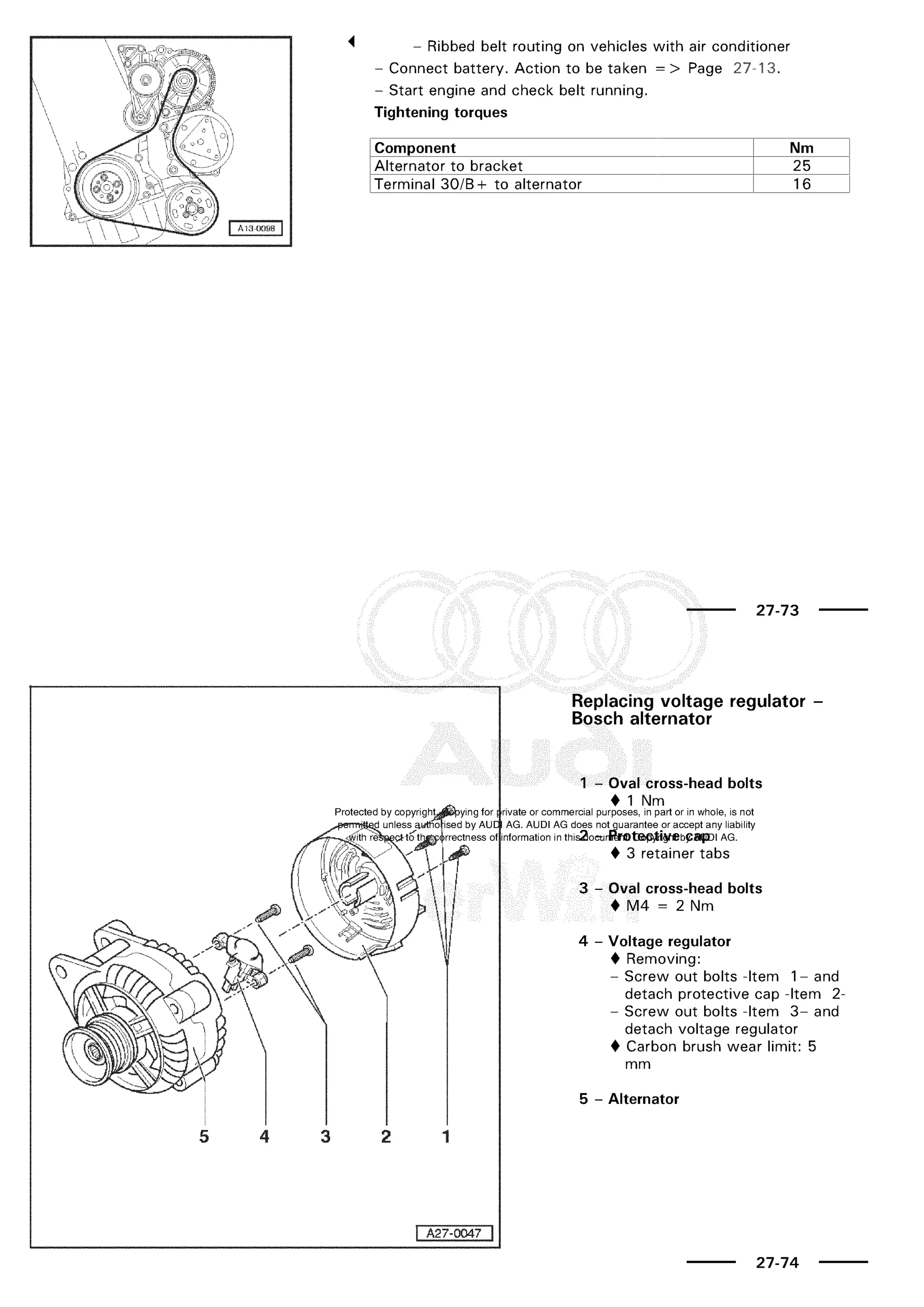 A3 electrical AUDI A3 1997 2000 1.8 20V 4ADR