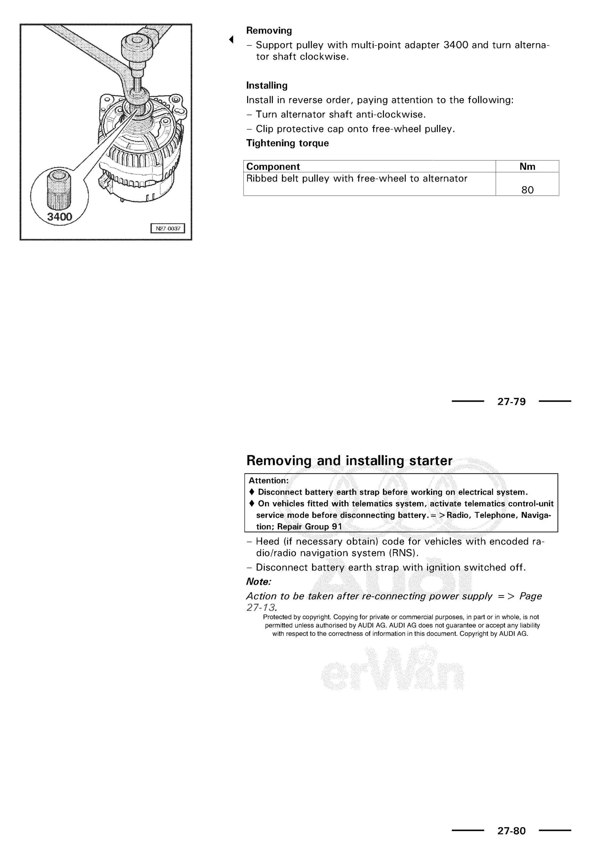 A3 electrical AUDI A3 1997 2000 1.8 20V 4ADR