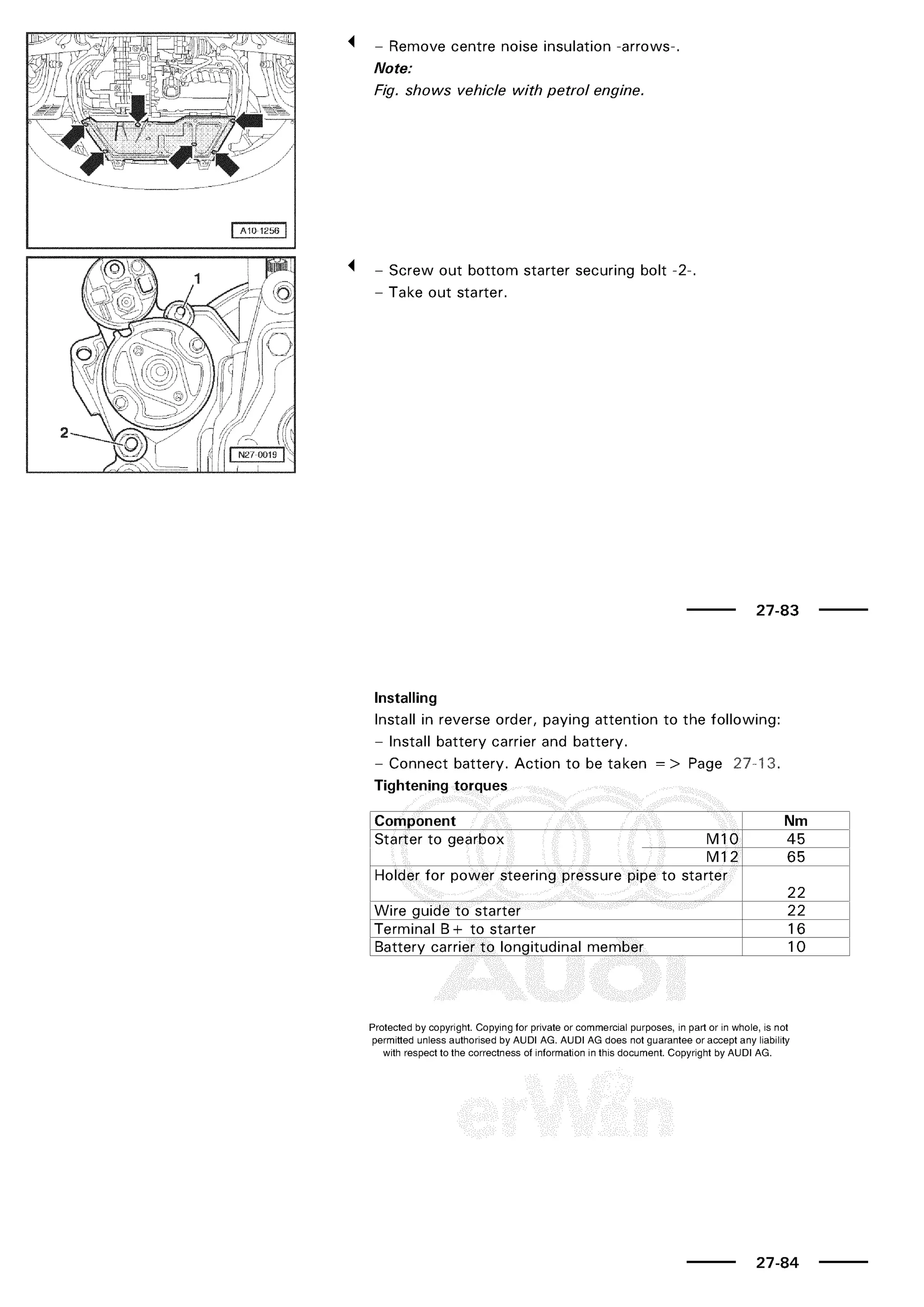 A3 electrical AUDI A3 1997 2000 1.8 20V 4ADR