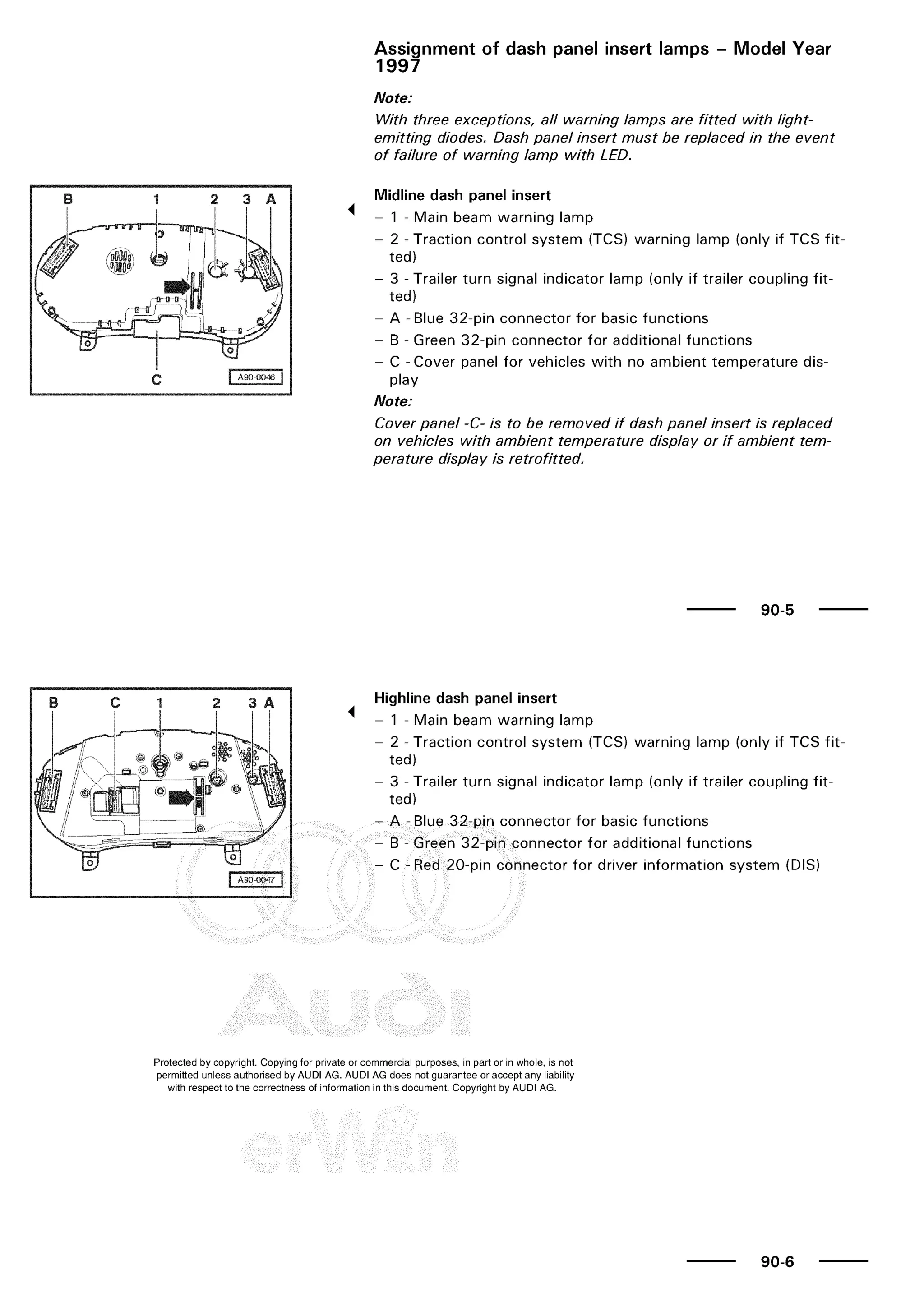 A3 electrical AUDI A3 1997 2000 1.8 20V 4ADR