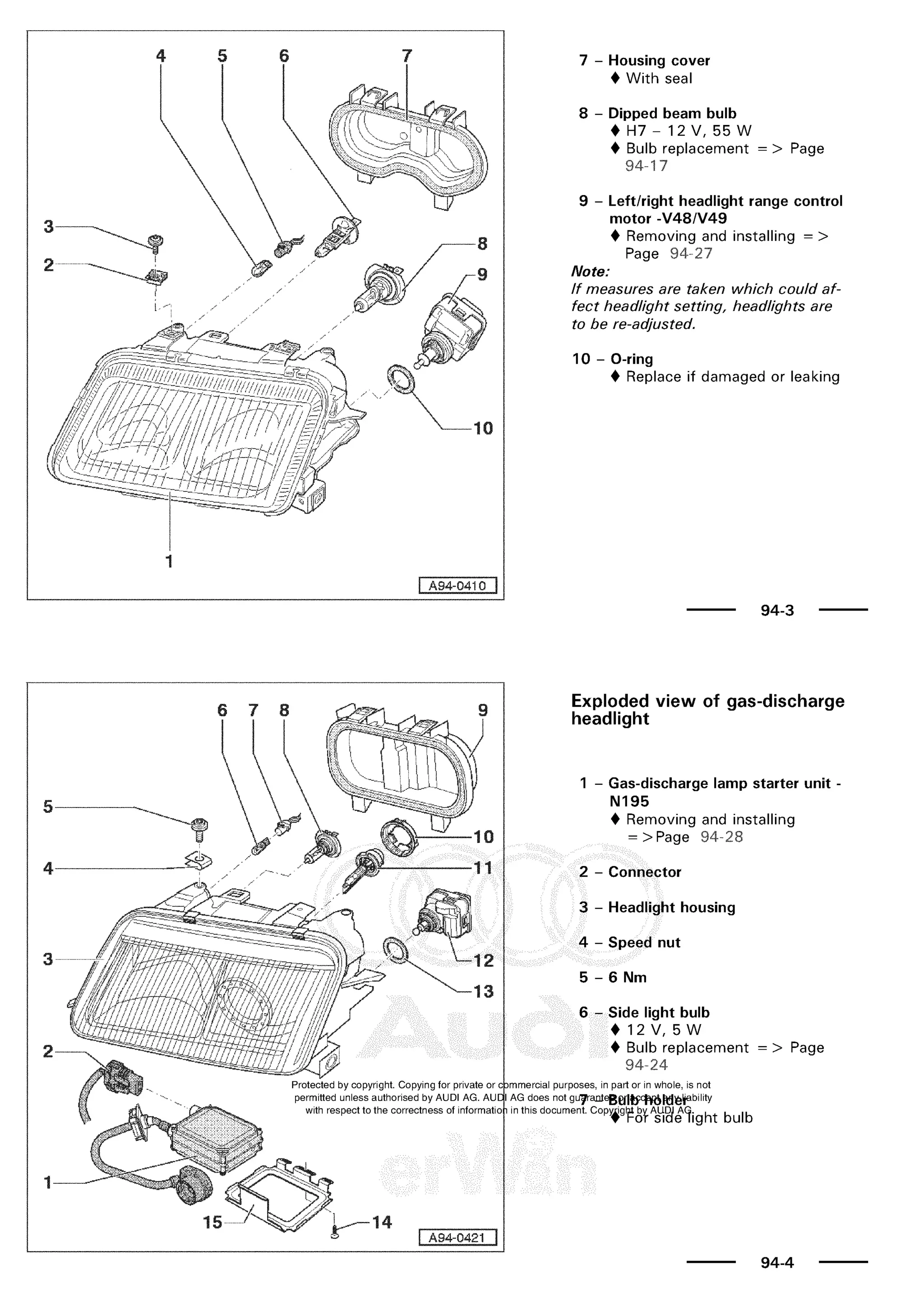 A3 electrical AUDI A3 1997 2000 1.8 20V 4ADR
