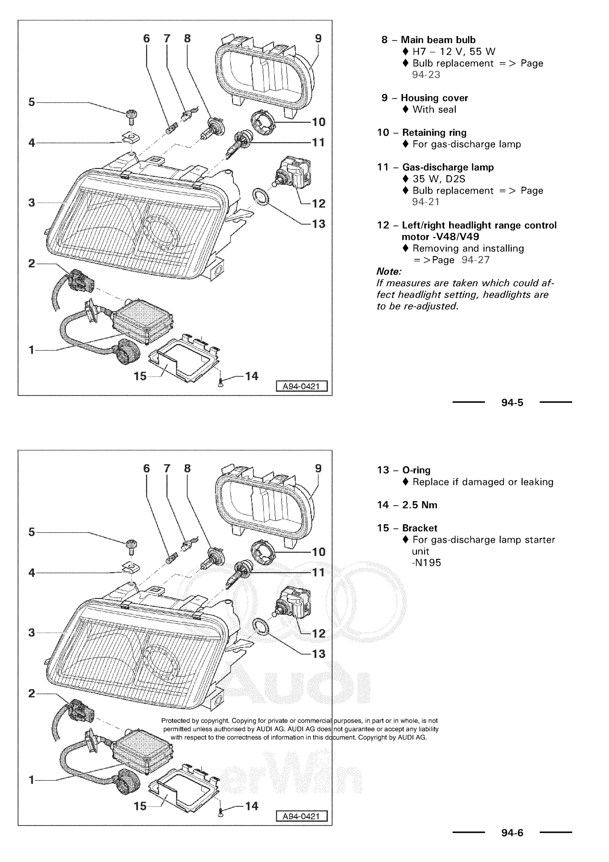 A3 electrical AUDI A3 1997 2000 1.8 20V 4ADR