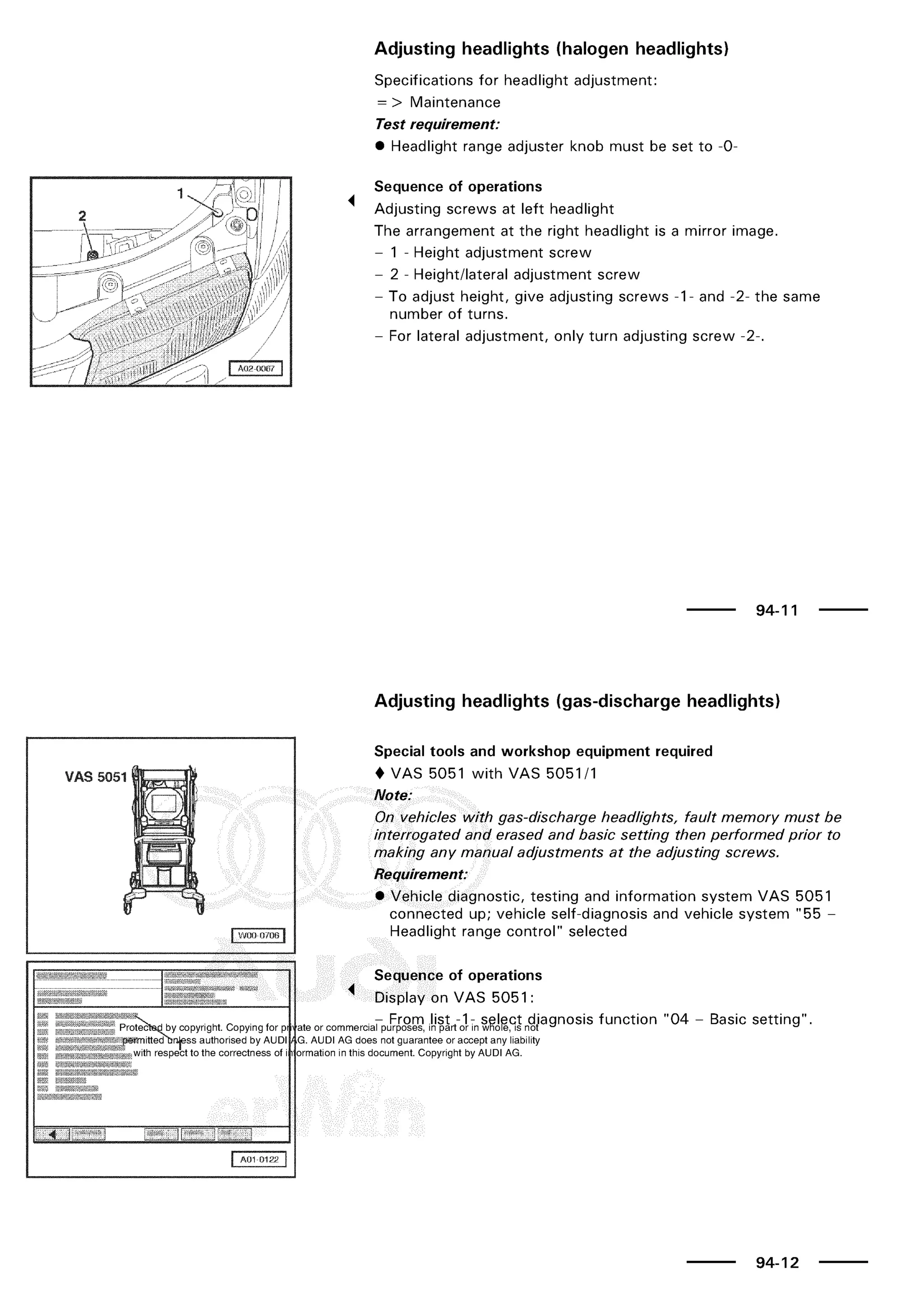 A3 electrical AUDI A3 1997 2000 1.8 20V 4ADR