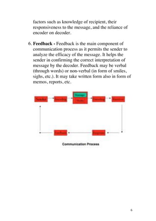 Communication : Components, Flows, Skills and Barriers | PDF