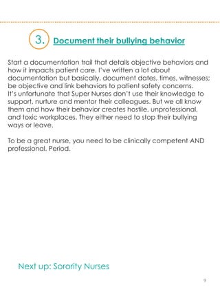 Nurse Bully Profiles_FINAL | PDF