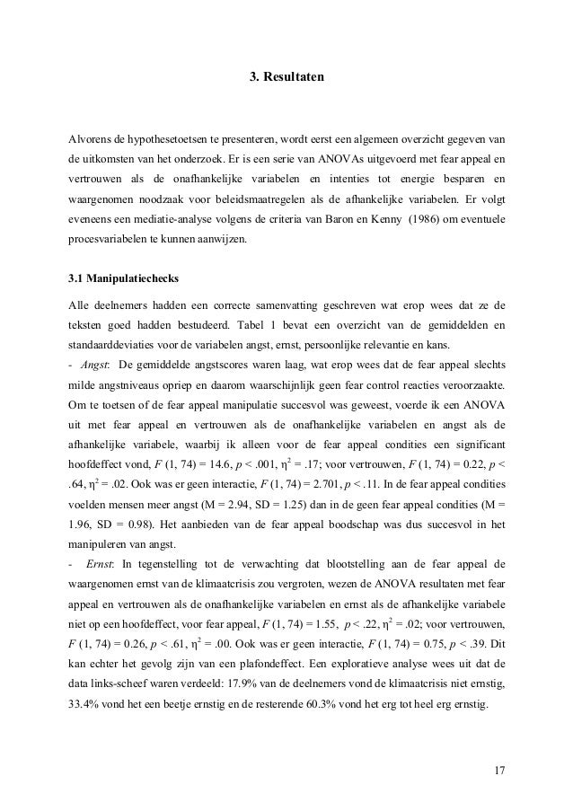 Master thesis kwantitatief onderzoek