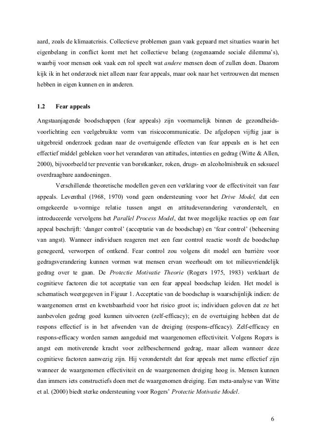 Master thesis kwantitatief onderzoek