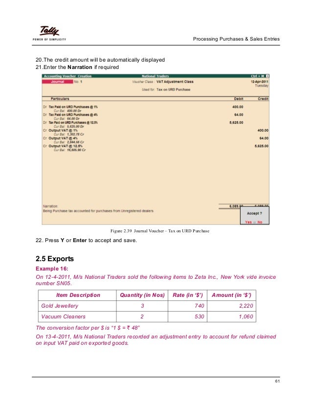 purchase tally entry how of to in in value erp added Tally of tax tally implementation 9 purchase tally entry how of to in in value erp added Tally of tax tally implementation 9