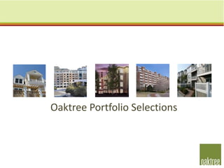 Oaktree Portfolio Selections
 