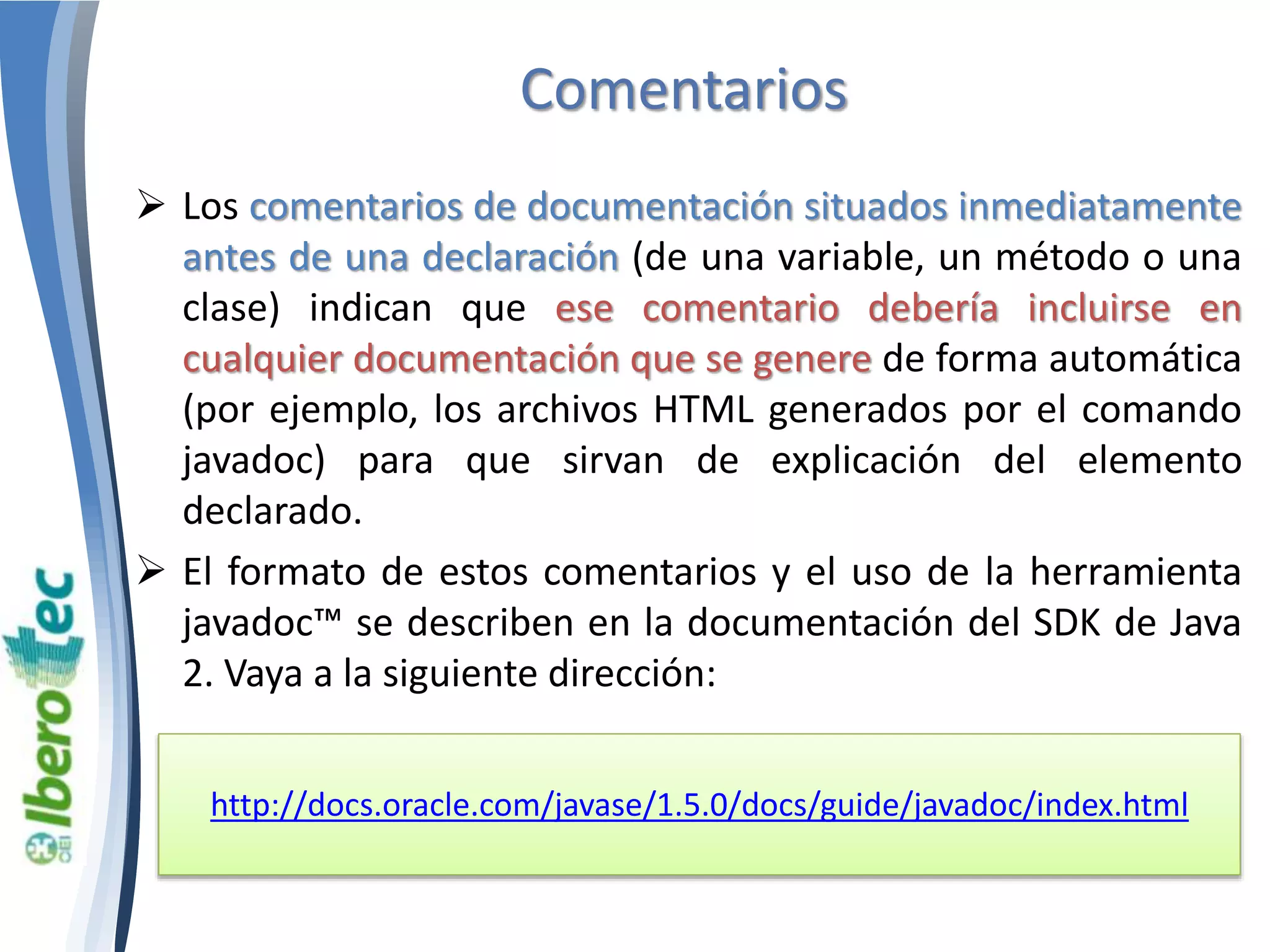 Identificadores palabras clave y tipos Java | PPTX | Programming ...