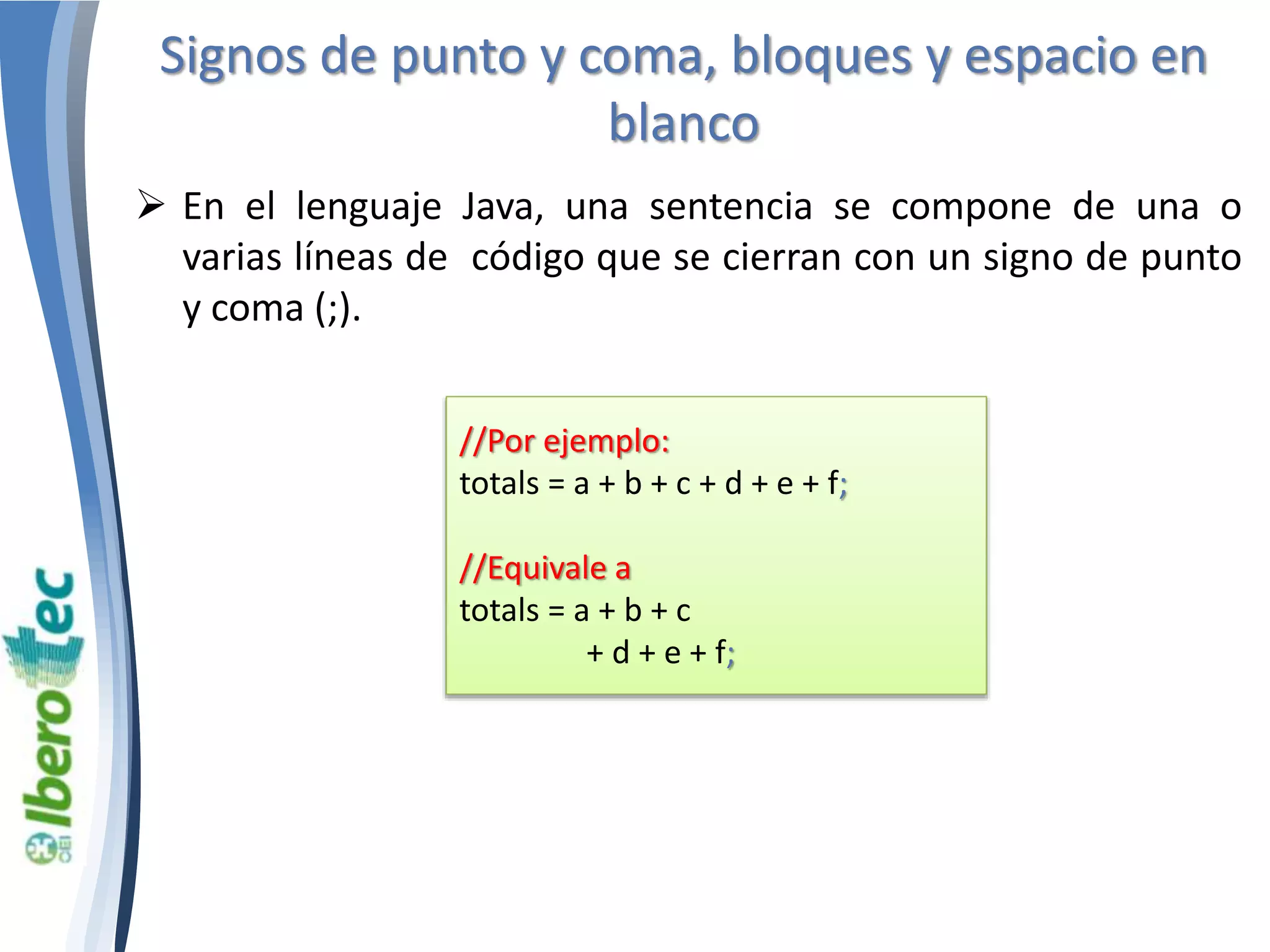 Identificadores palabras clave y tipos Java | PPTX | Programming ...