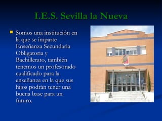 I.E.S. Sevilla la Nueva ,[object Object]