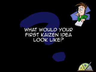 What would your
first kaizen idea
look like?

 