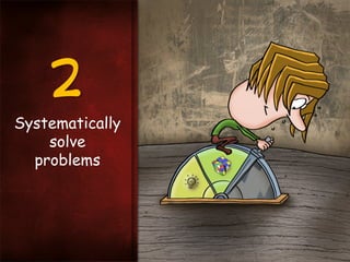 2
Systematically
solve
problems

 