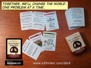 To help them change the world.
one problem at a time.

www.a3thinker.com/deck	
  

 