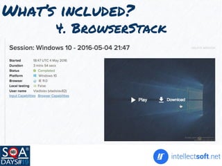 What’s included?
4. BrowserStack
 