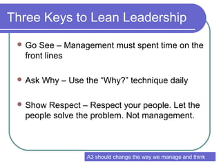 A3 Management Method Presentation | PPT