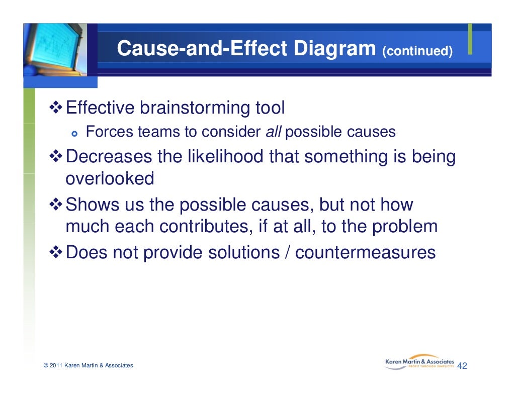 cause and effect brainstorming