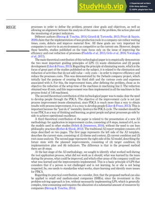 A3 Methodology Going Beyond Process Improvement | PDF