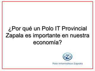 ¿Por qué un Polo IT Provincial Zapala es importante en nuestra economía? 