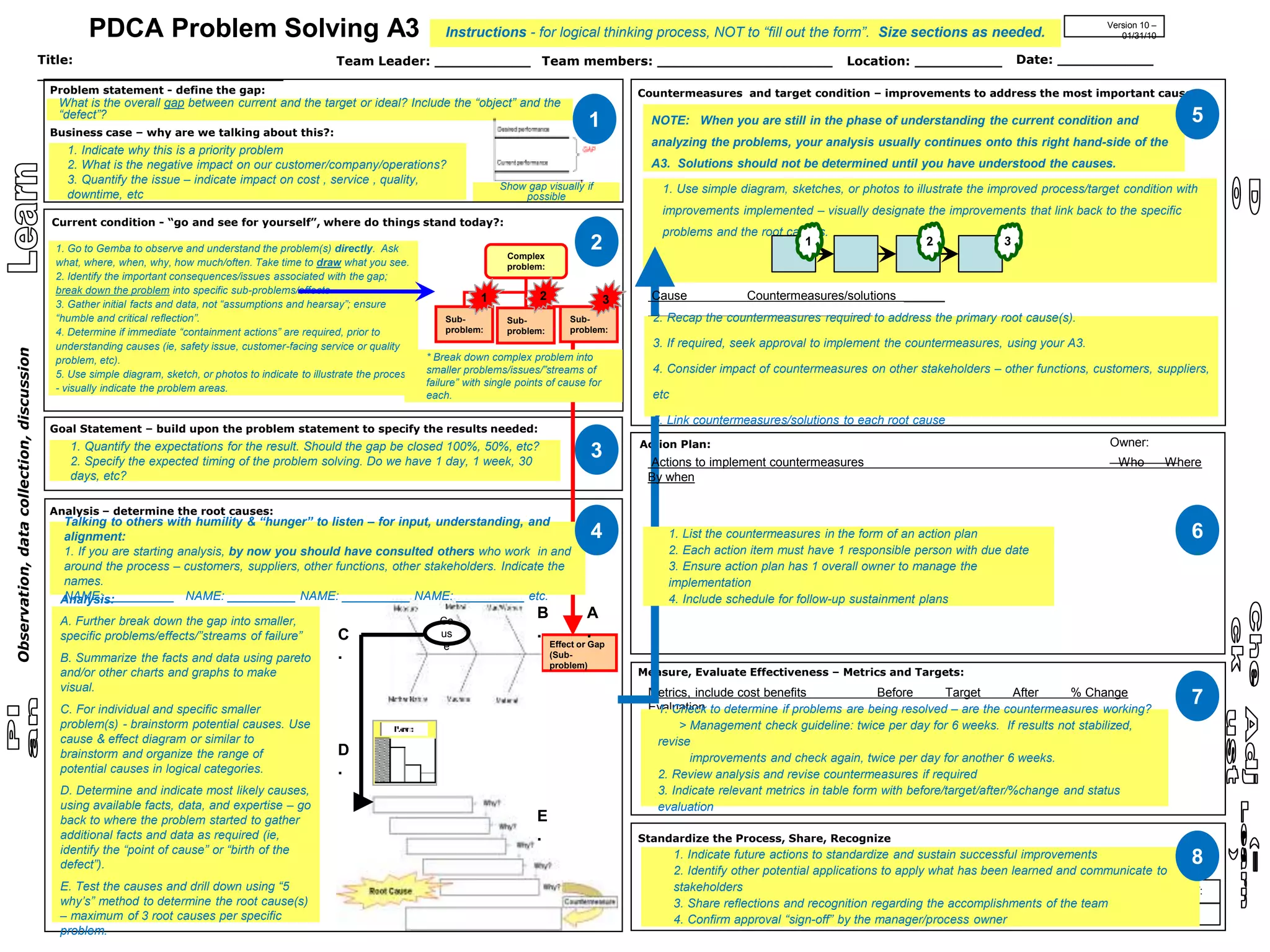 A3 problem solving | PPTX