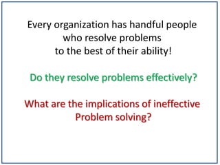 A3 problem solving technique by Mr. Anup Gandhi | PPT