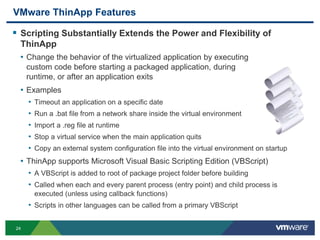 Thinapp Vmware thin app architecture | PPTX