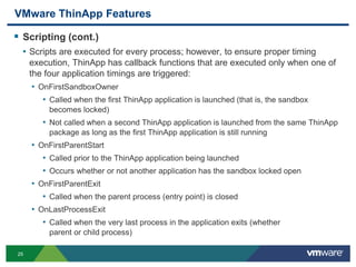 Thinapp Vmware thin app architecture | PPTX