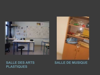 SALLE DES ARTS
PLASTIQUES

SALLE DE MUSIQUE

 