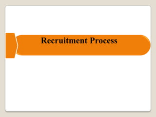 Recruitment Process
 