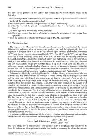 A4 montgomery-woodall-six-sigma | PDF