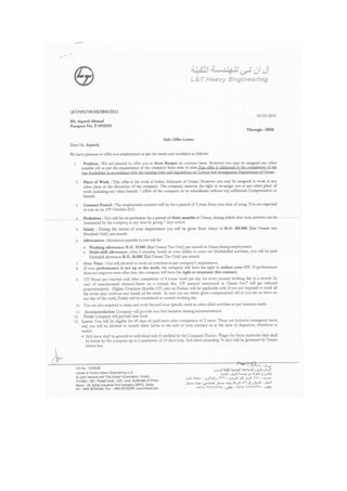 L&T Certificate and Reference