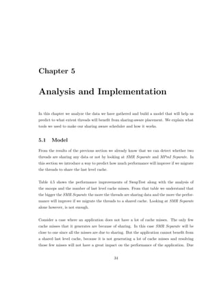 nd out the source of a cache miss: 
3.2.1 Con
ict Misses 
Con
ict misses happen when multiple memory locations get mapped to the same line in 
the cache. This type of cache miss can be resolved by increasing the cache size, and by 
increasing the associativity. 
3.2.2 Capacity Misses 
Capacity misses are due to the size of the cache. The cache is not big enough to hold the 
data while it is being referenced again. This type of cache miss can be resolved by increasing 
the cache size. 
3.2.3 Compulsory Misses 
Compulsory misses happen with the  