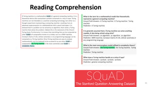 45
Reading Comprehension
 