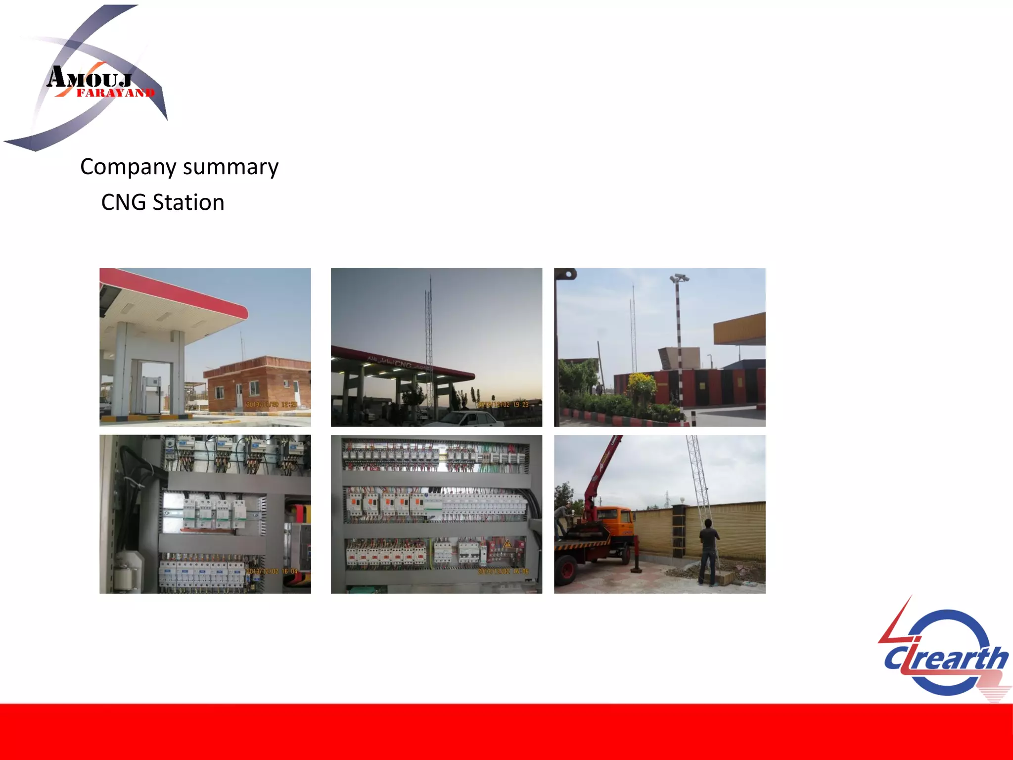 Company summary
CNG Station
 