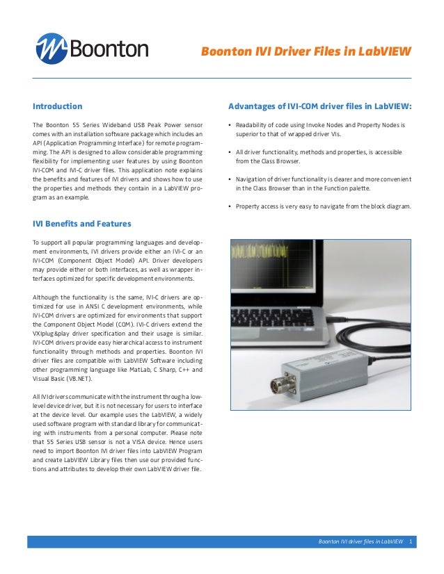 Drivers In Labview Programming