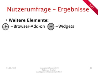 Präsentation Innovationsforum 2009